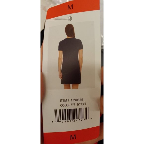 Tommy Hilfiger Women's Jersey T Shirt Dress Sky Captain - Picture 9 of 9